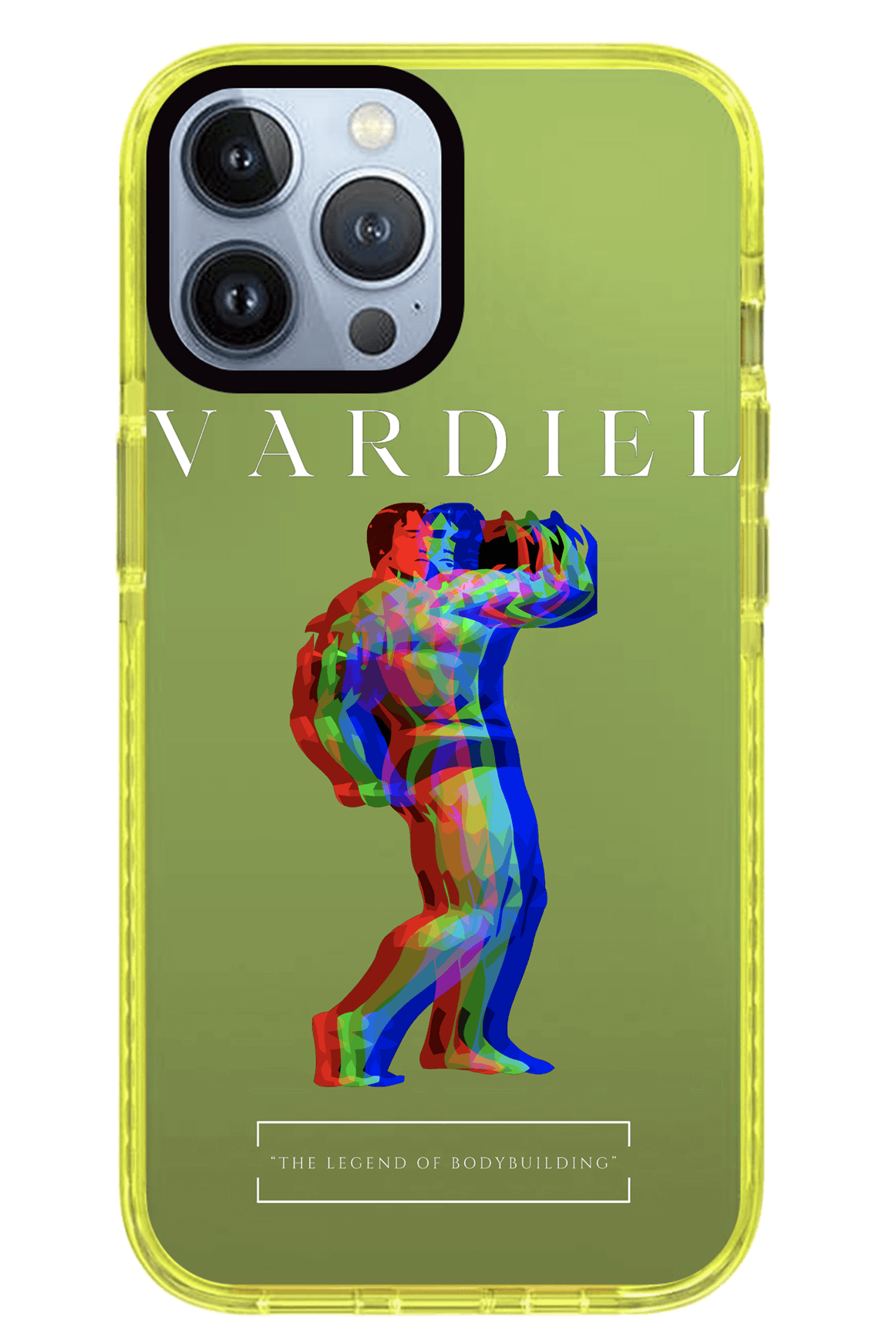 iPhone case- Fluorescent neon yellow - VARDIEL